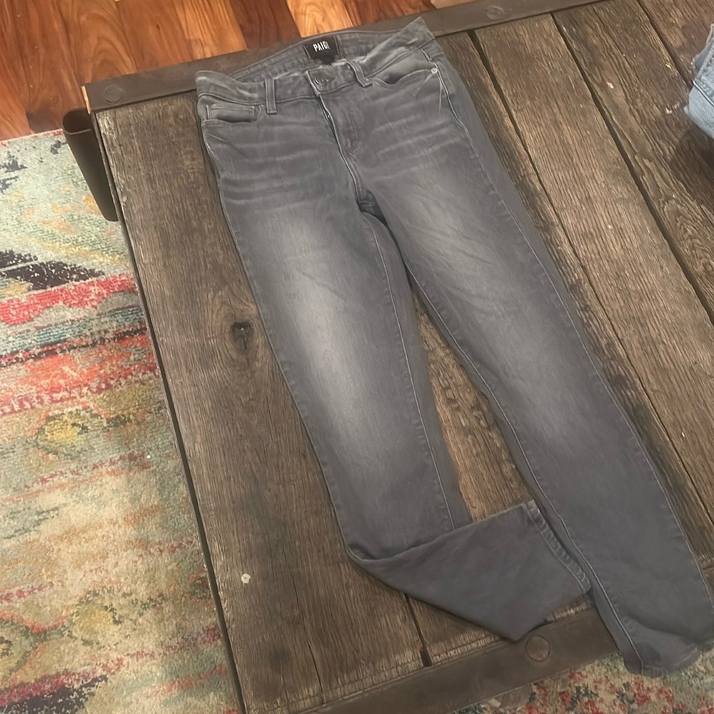 - Paige gray jeans vertigo ankle sz 28 so cute